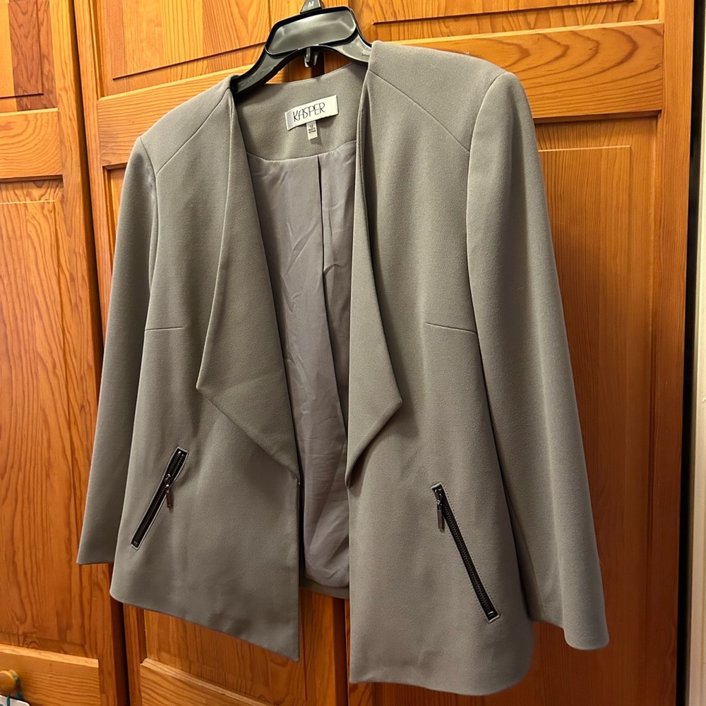 Kasper gray ladies dress jacket size 12